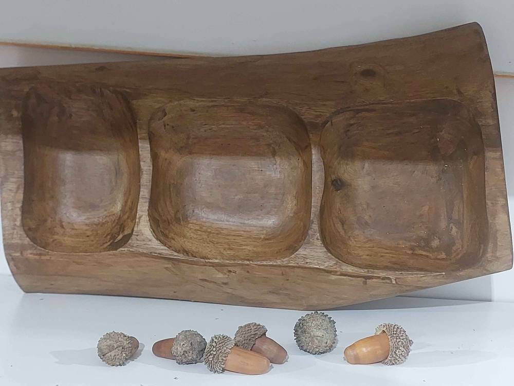 اردو خوری با چوب گردو دست ساز